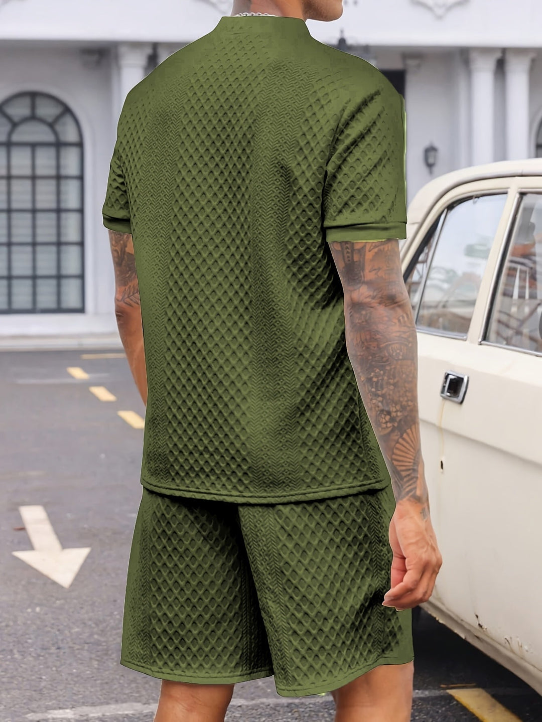 Reginald - Texturált Mintás Kétrészes Szett