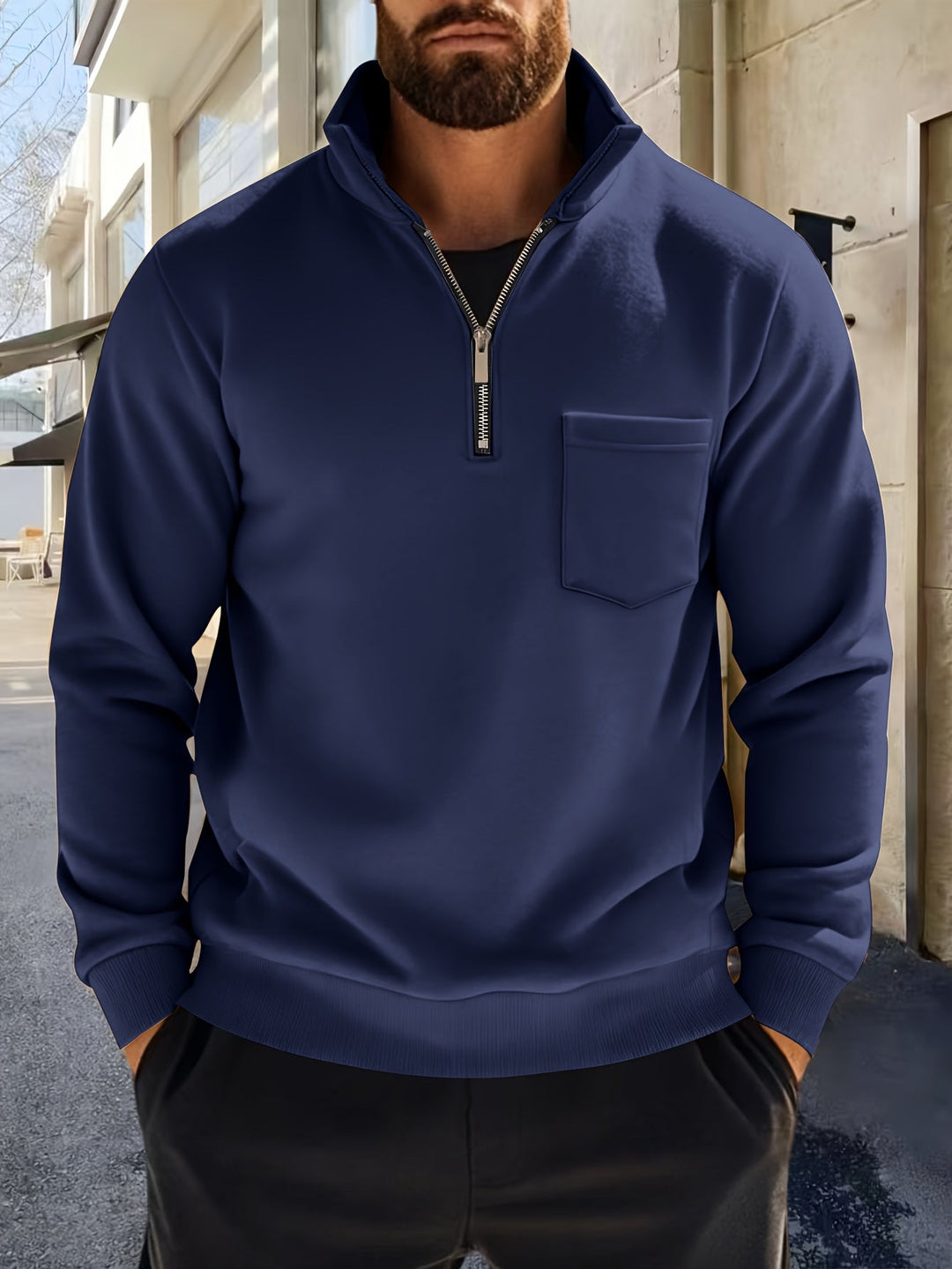 Nistor - Hosszú Ujjú Ing Félcipzárral