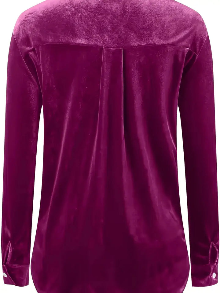 Geanie - Hosszú Ujjú Ing Elülső Zsebekkel