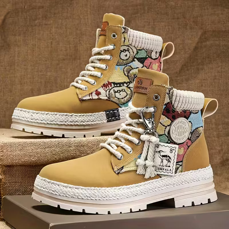 Hilarie - Teddy Nyomtatás Csúszásgátló Tornacipő