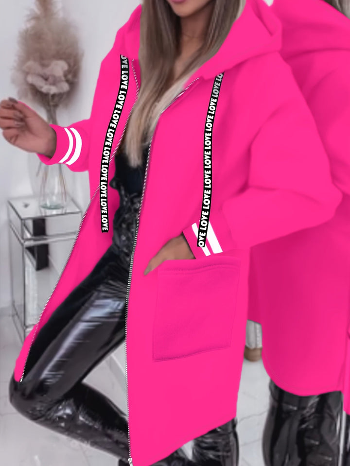 Nicola – Hosszú Ujjú Kabát Oldalsó Zsebekkel