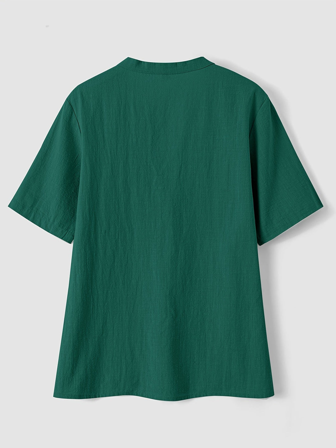 Sharron - Elegáns V-Nyakú Blúz Gombokkal