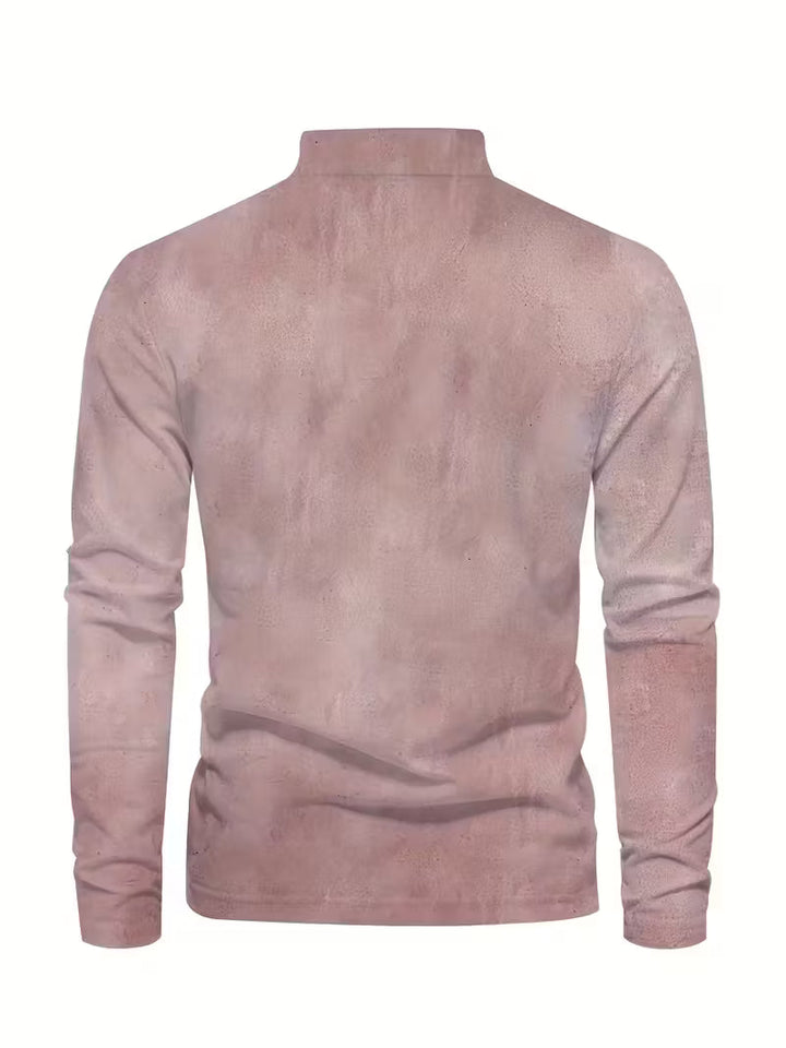 Giles - Stílusos 3D Vitorlás Nyomtatott Galléros Ing