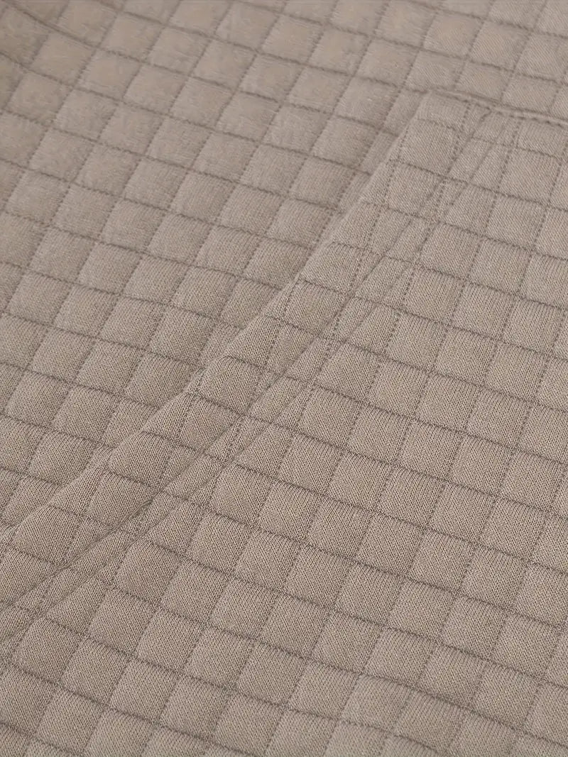 Dashiell - Texturált Rácsos Kapucnis Pulóver