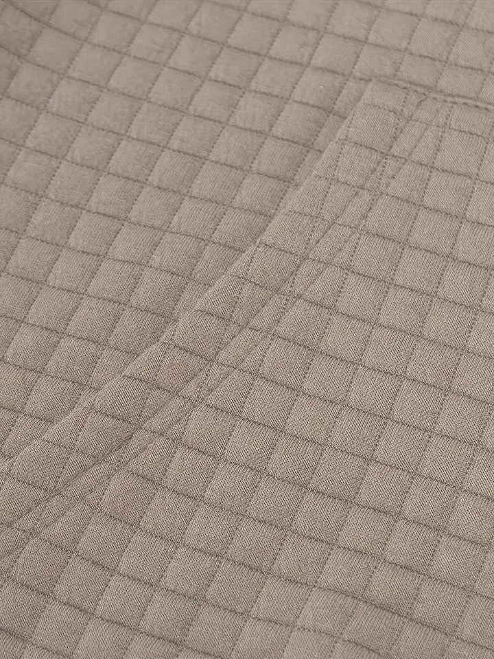 Dashiell - Texturált Rácsos Kapucnis Pulóver