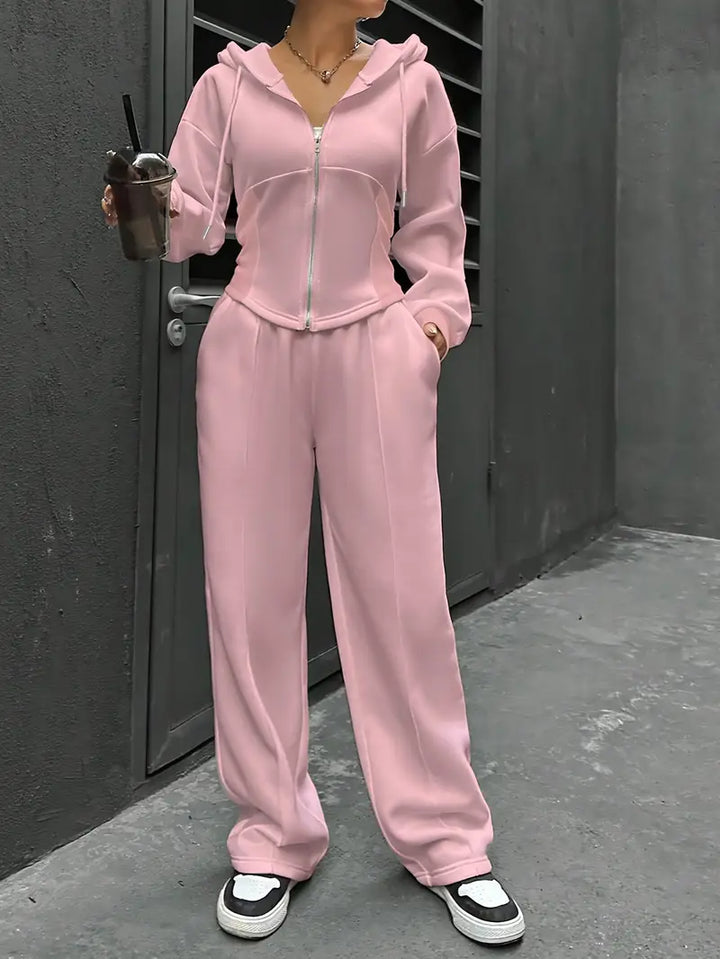 Nanci - Alkalmi Hosszú Ujjú Kétrészes Szett