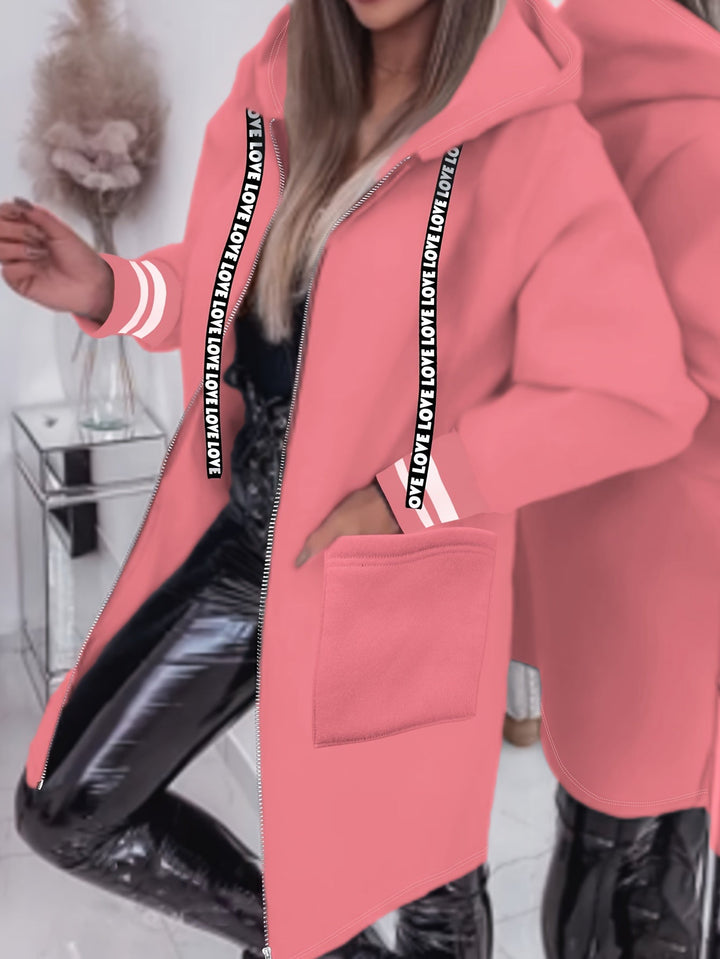 Nicola – Hosszú Ujjú Kabát Oldalsó Zsebekkel