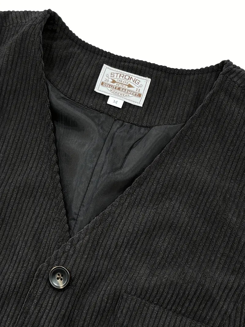 Fergus - Elegáns Kordbársony Mellény