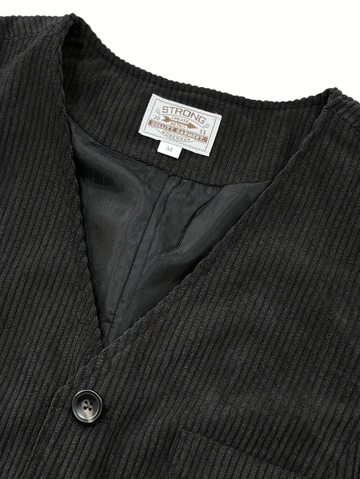 Fergus - Elegáns Kordbársony Mellény