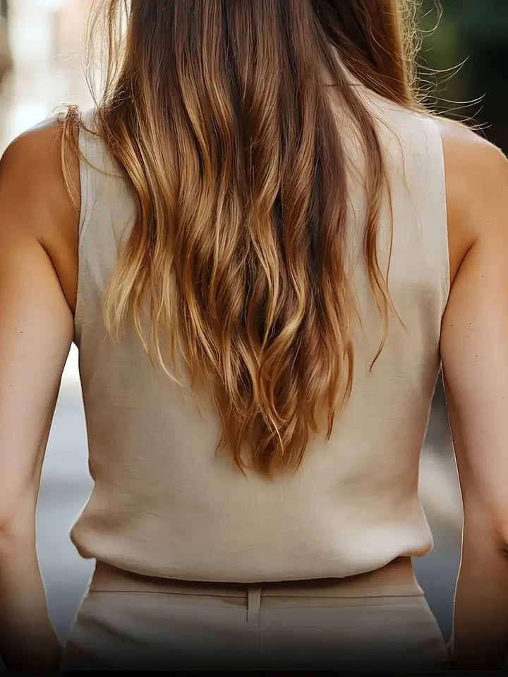 Evmorfia - Lélegző Ujjatlan Blúz