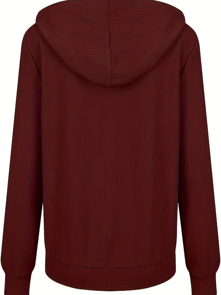 Nysa - Alkalmi Hosszú Ujjú Kapucnis Pulóver