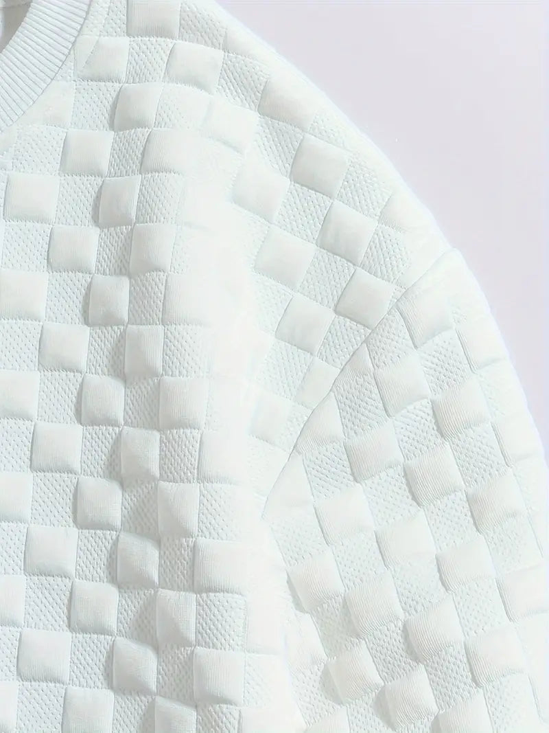 Stafford – Alkalmi Kockás Textúrájú Pulóver