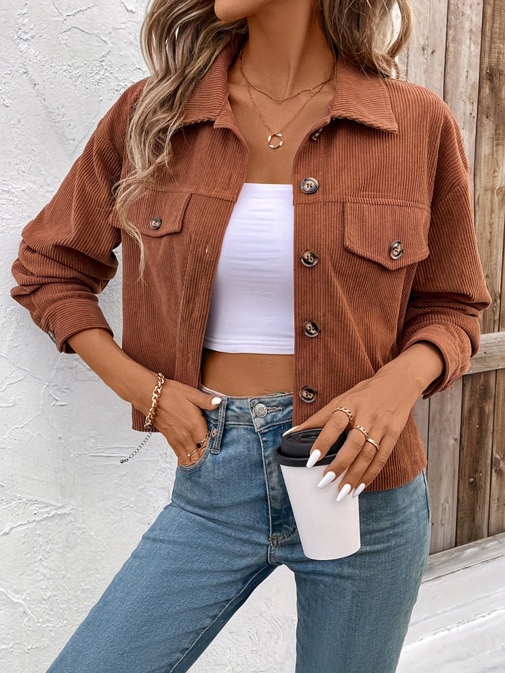 Nichola - Hosszú Ujjú Kabát Gombokkal