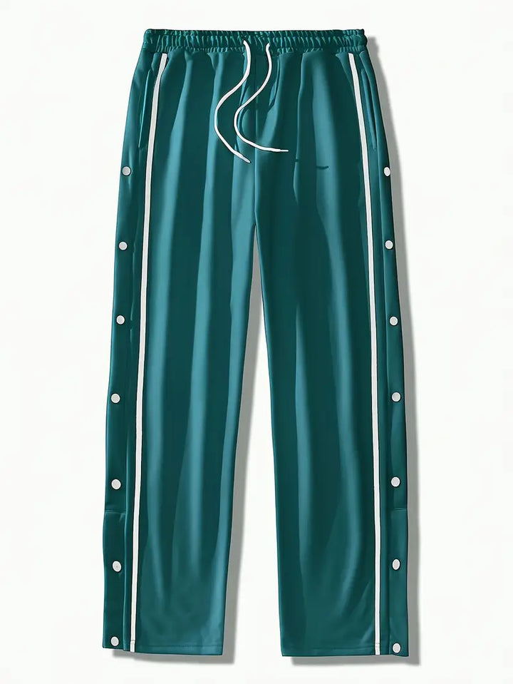 Mendis – Alkalmi Sportos Egyenes Szárú Nadrág Patentos Gombbal