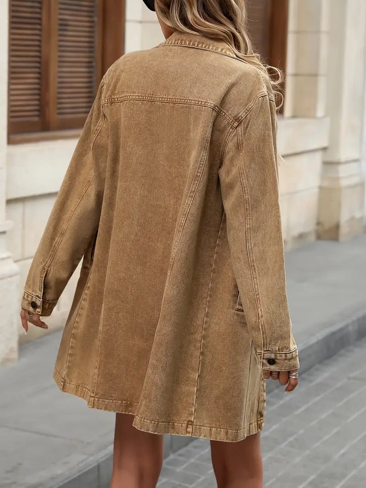 Tacie - Dénim Dzseki Elülső Zsebekkel