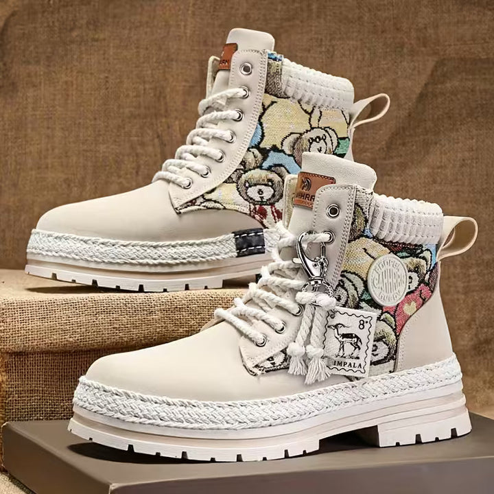 Hilarie - Teddy Nyomtatás Csúszásgátló Tornacipő