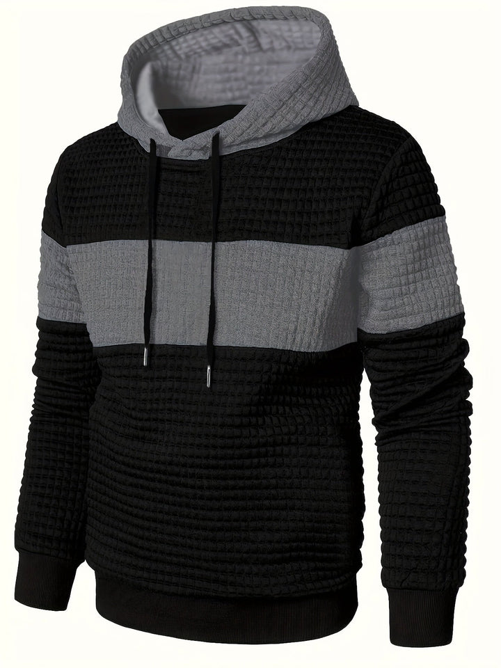 Fredric - Blokkoló Stílusos Kapucnis Pulóver