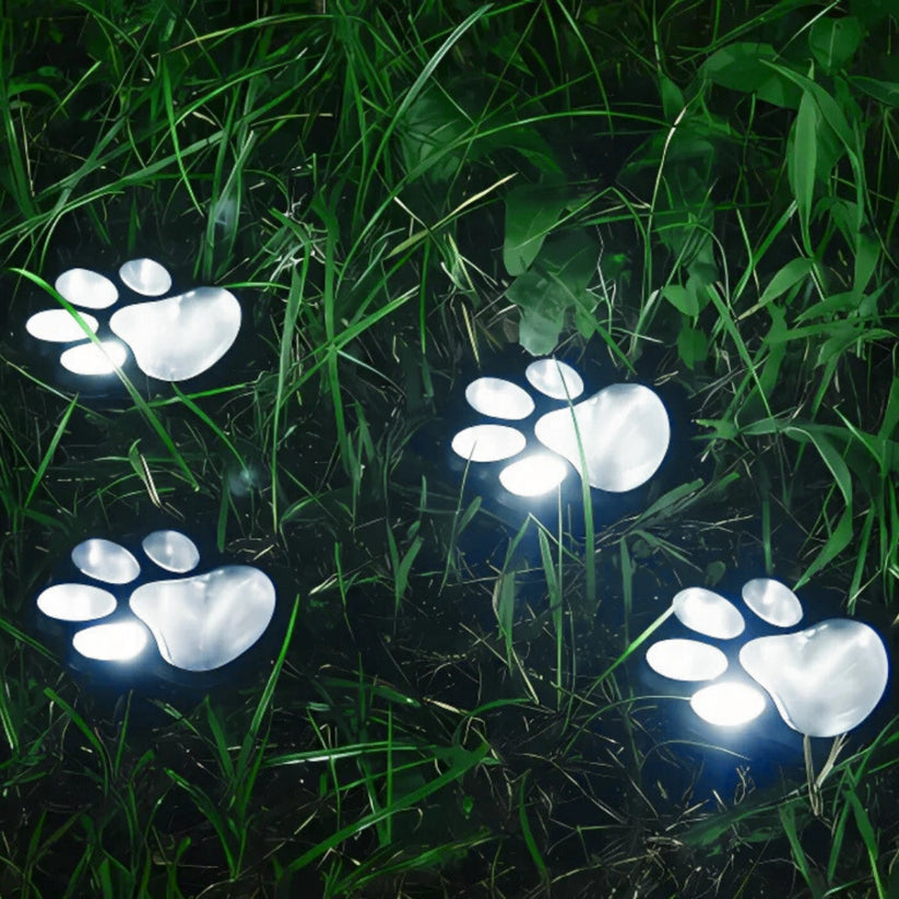 PawGlow - Kültéri LED-es Napelemes Kerti Mancsvilágítás