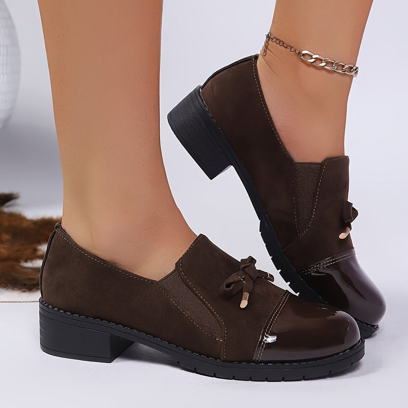 Virna - Elegáns Csúszásmentes Cipő Masnival