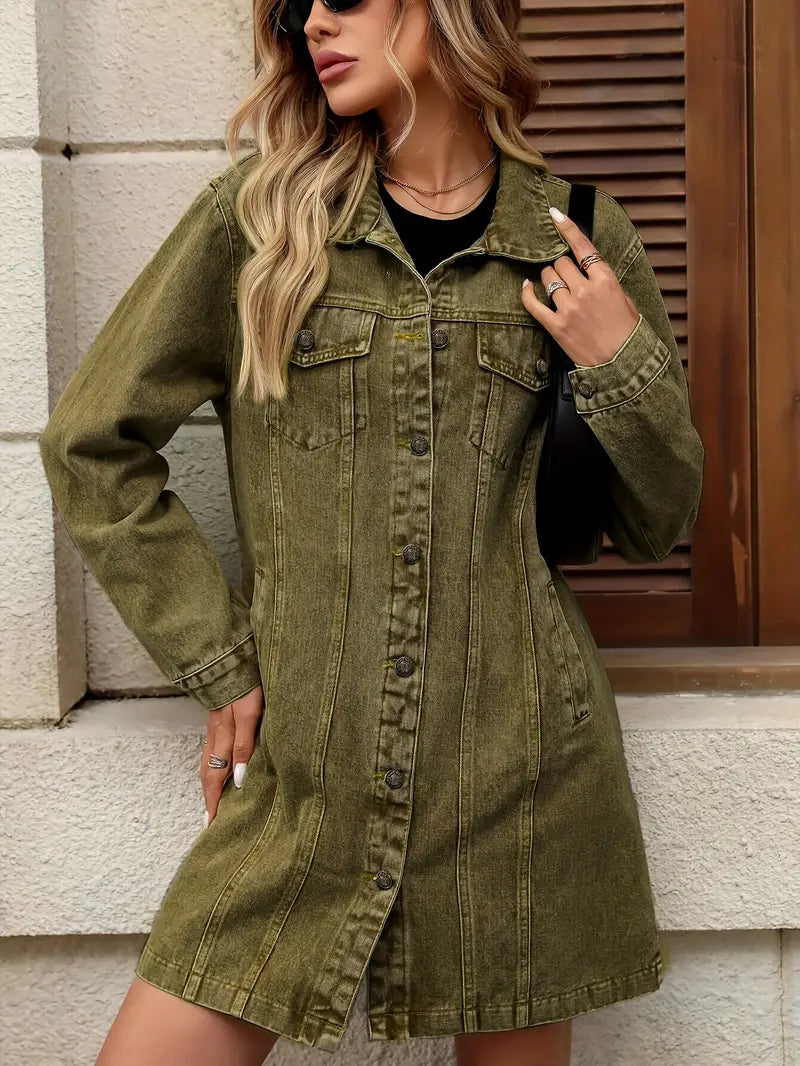 Tacie - Dénim Dzseki Elülső Zsebekkel