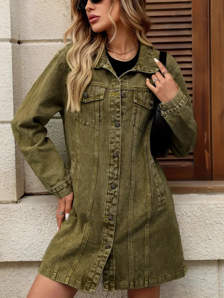 Tacie - Dénim Dzseki Elülső Zsebekkel