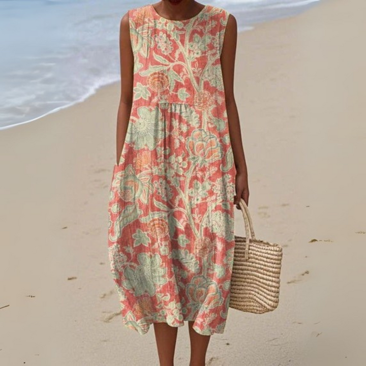 Narcisa - Vintage Virágos Ruha