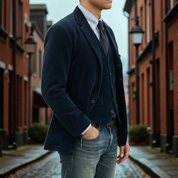 Gunnar - Kordbársony Blézer és Mellény