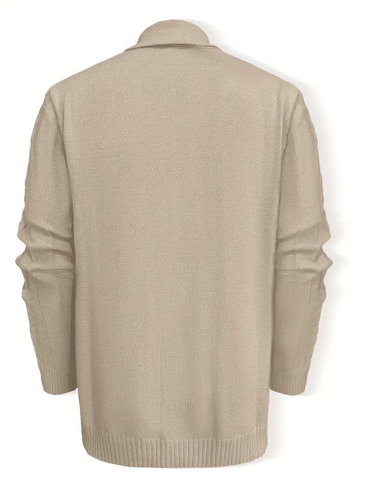 Hatem - Alkalmi Hosszú Ujjú Kötött Kardigán