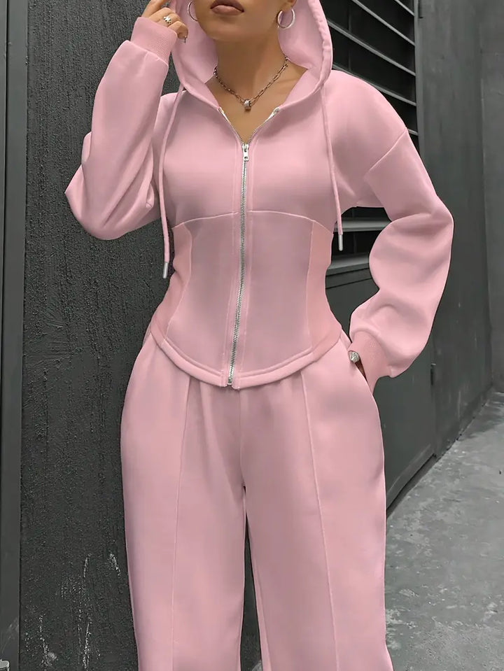 Nanci - Alkalmi Hosszú Ujjú Kétrészes Szett