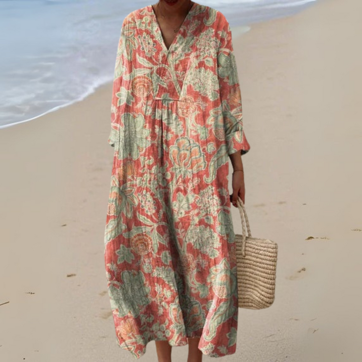 Narcisa - Vintage Virágos Ruha