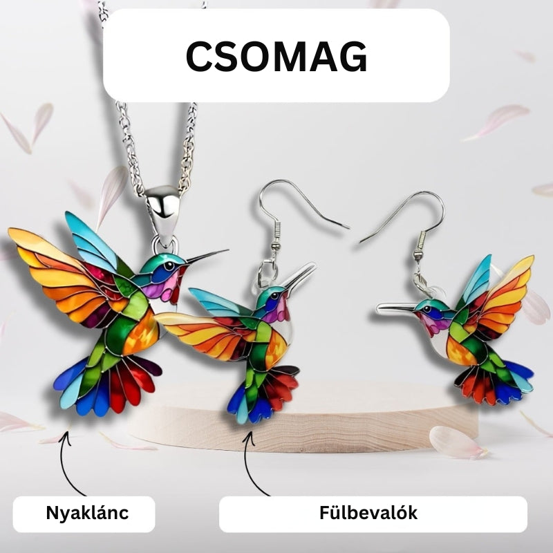 Samantha - Elegáns Kolibri Nyaklánc