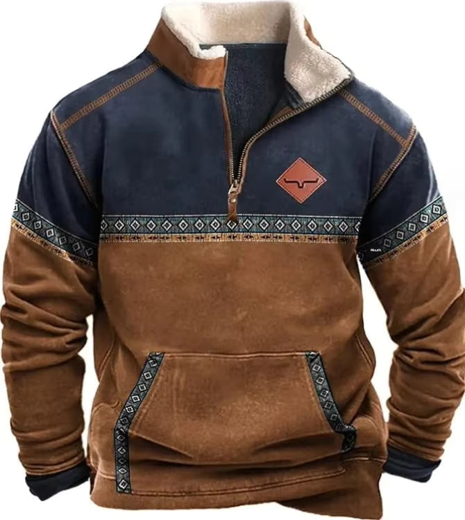 Halep - Kényelmes Pulóver Cipzárral