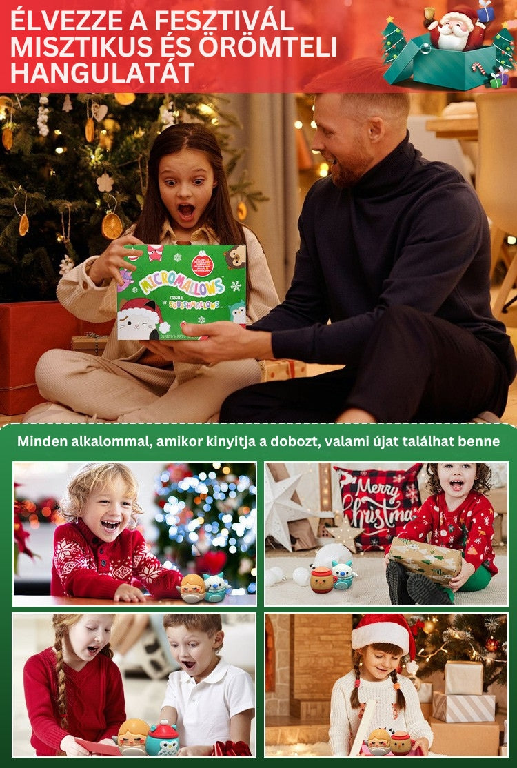 FestiveFuzzies - Karácsonyi Adventi Naptár Plüssbabával