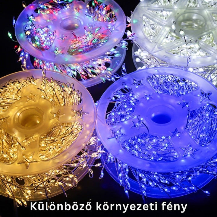 TwinkleWire - Rézvezetékes Tűzijáték Láncvilágítás Távirányítóval