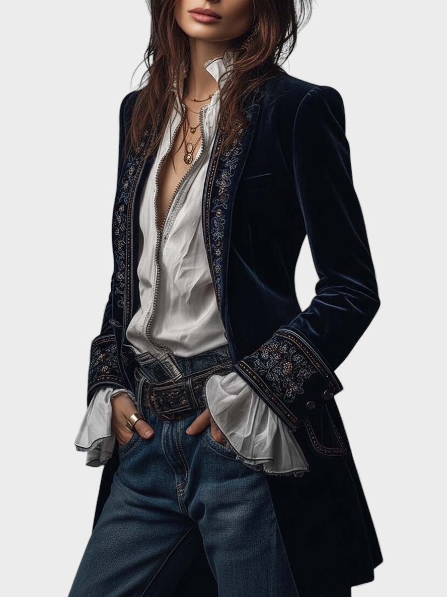 Cezara - Elegáns Polár Kabát