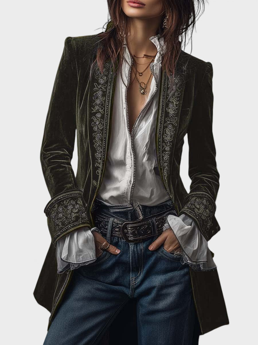 Cezara - Elegáns Polár Kabát