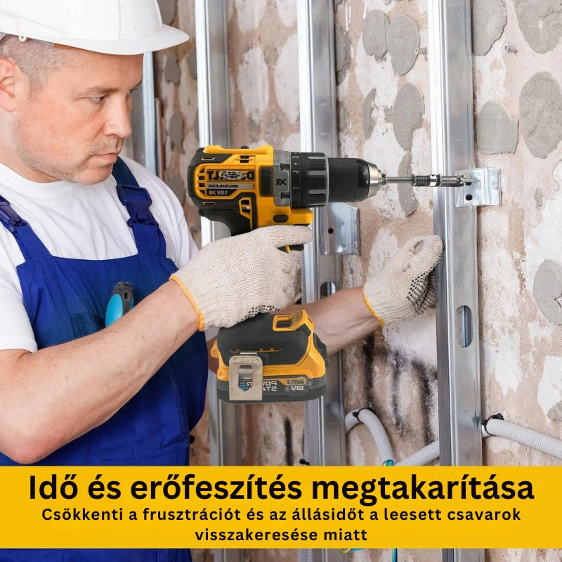 DrillMate - Csavar Tartó Rugós Retesszel