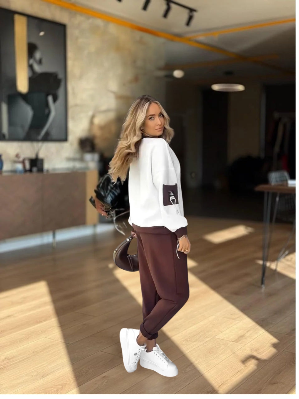 Valene – Alkalmi Nadrág Rugalmas Derékrésszel és Zsebekkel