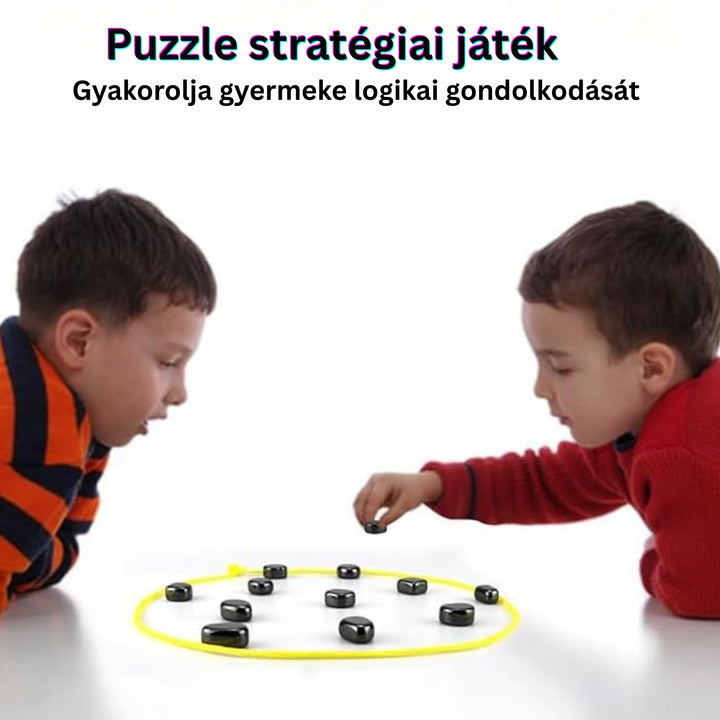 MindSpark – Mágneses Sakk Készlet Szórakoztató Stratégiai Játék Gyerekeknek és Családoknak