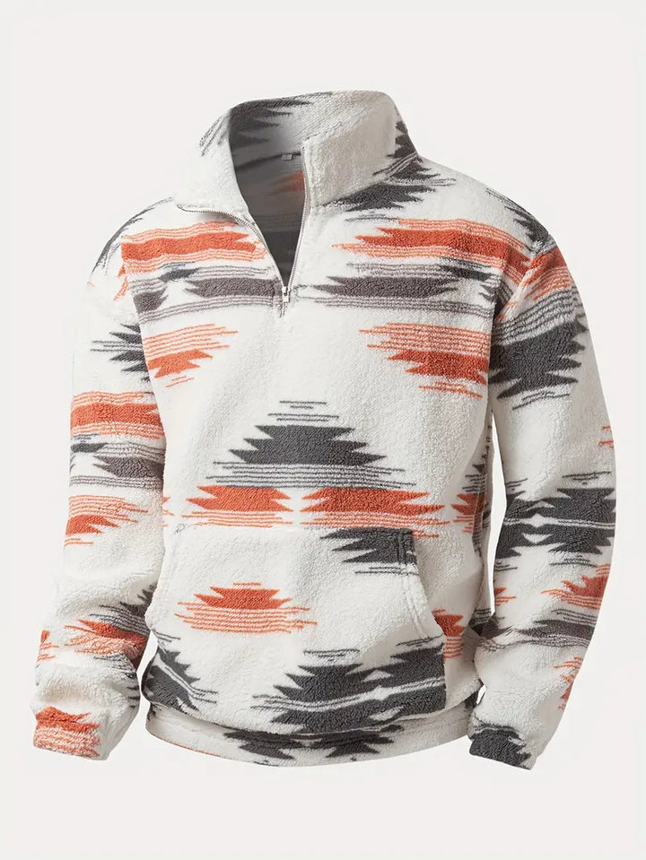 Clinton - Félcipzáras, Allógalléros Pulóver