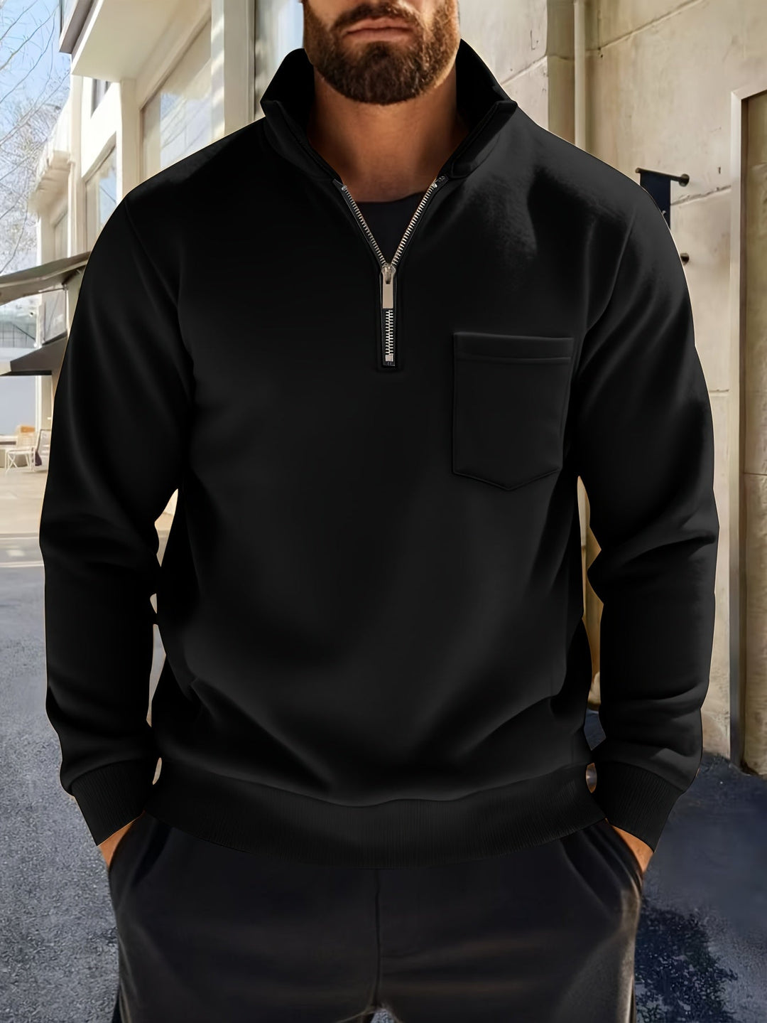 Nistor - Hosszú Ujjú Ing Félcipzárral