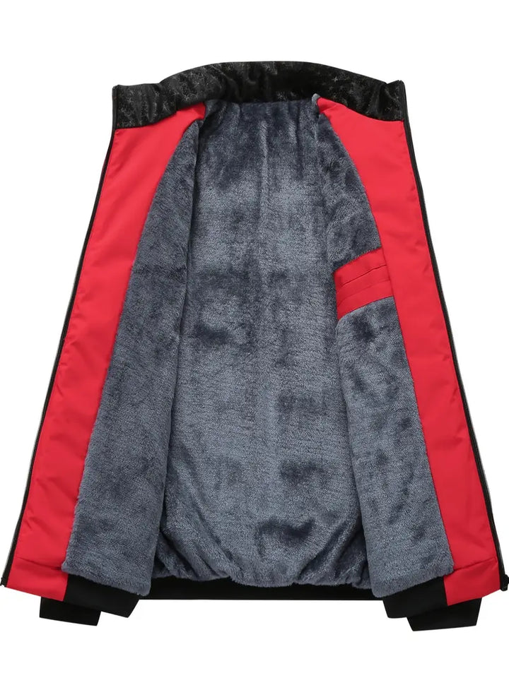 Bavuma - Alkalmi Poliészter Kabát Cipzárral