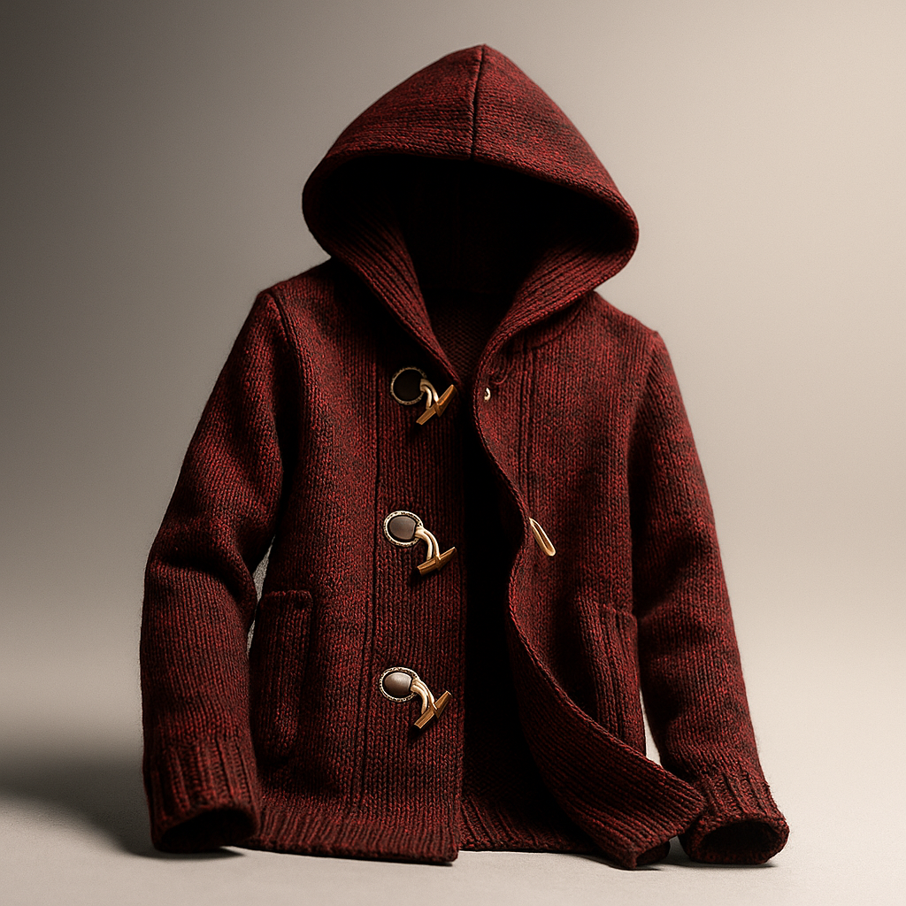 Lindon - Kapucnis Pulóver Toggle Záródással