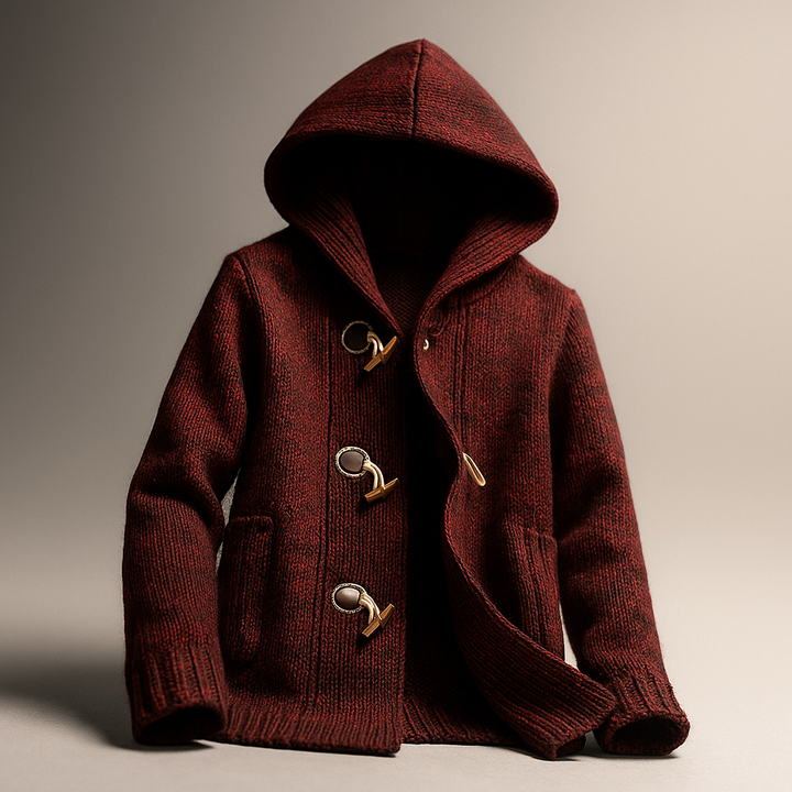 Lindon - Kapucnis Pulóver Toggle Záródással