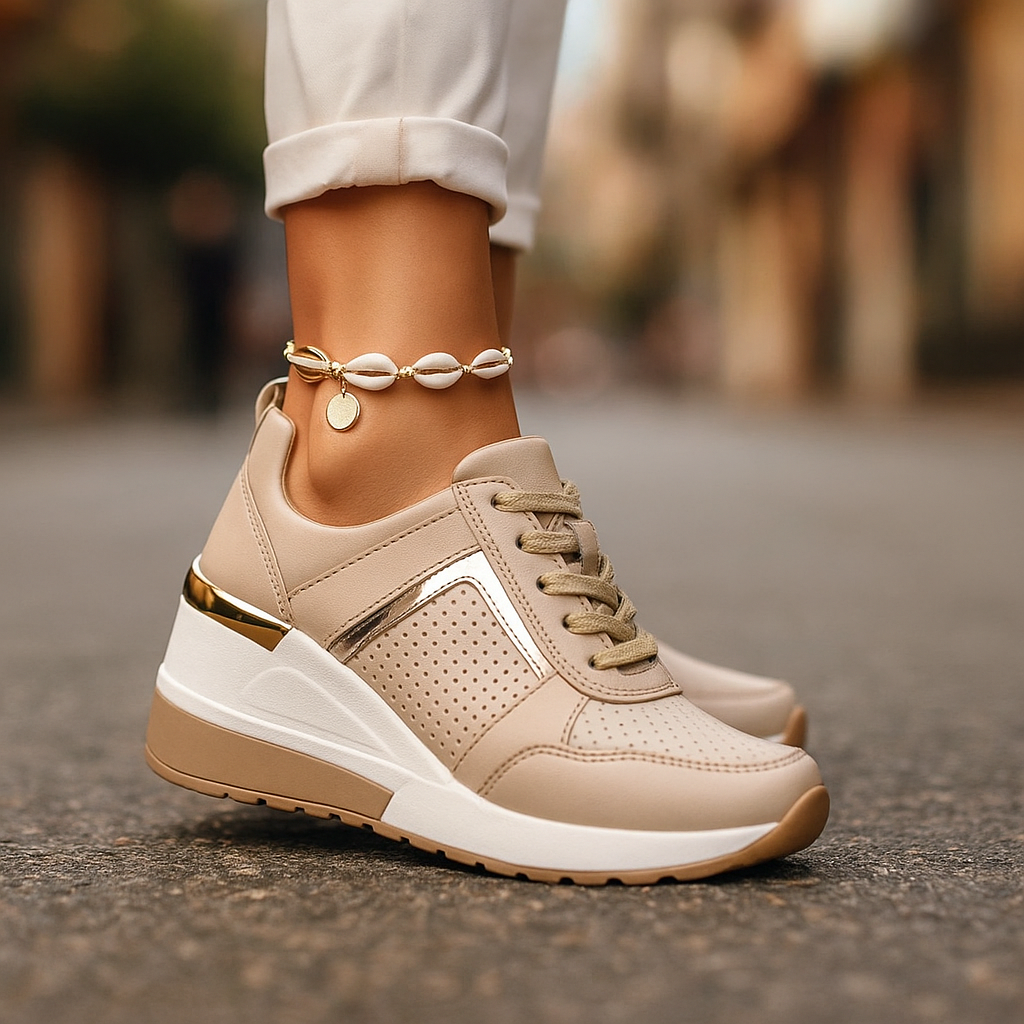 Lindsay - Alkalmi Cipőfűzős Tornacipő