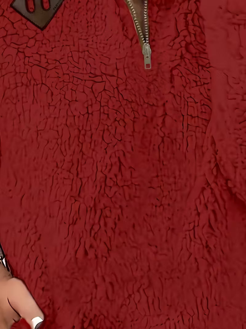 Humera - Elegáns Hosszú Ujjú Cipzáras Kabát