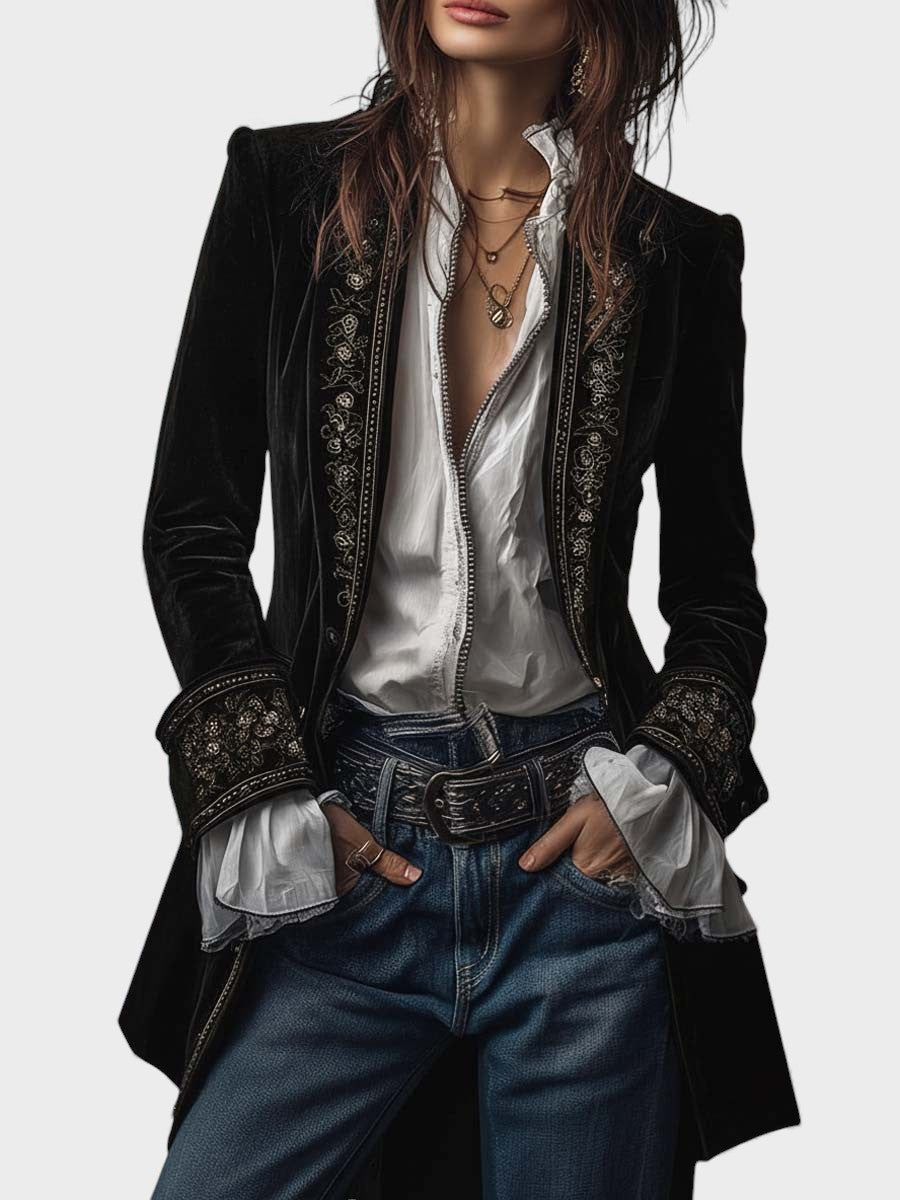 Cezara - Elegáns Polár Kabát