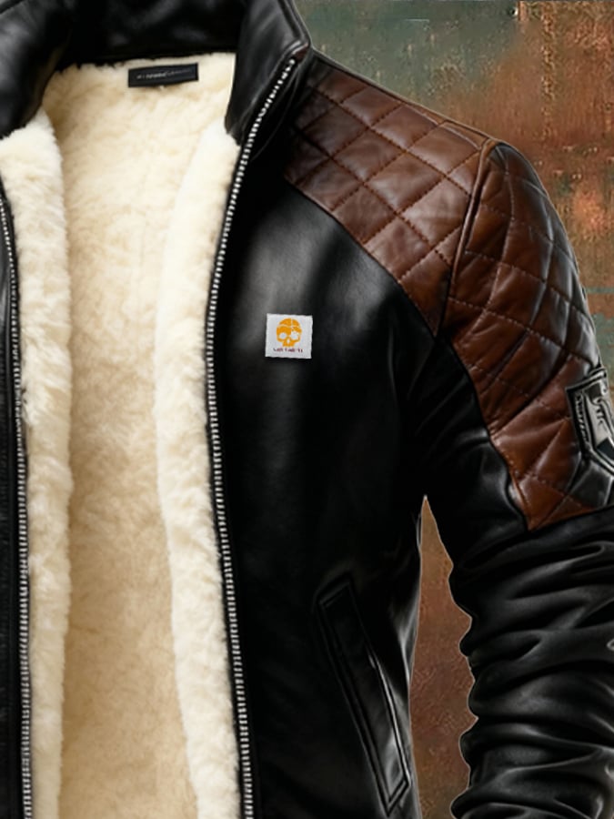 Enzo - Steppelt, Plüss Bélésű Bőrdzseki