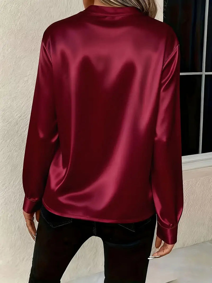 Telma - Elegáns Szatén Blúz