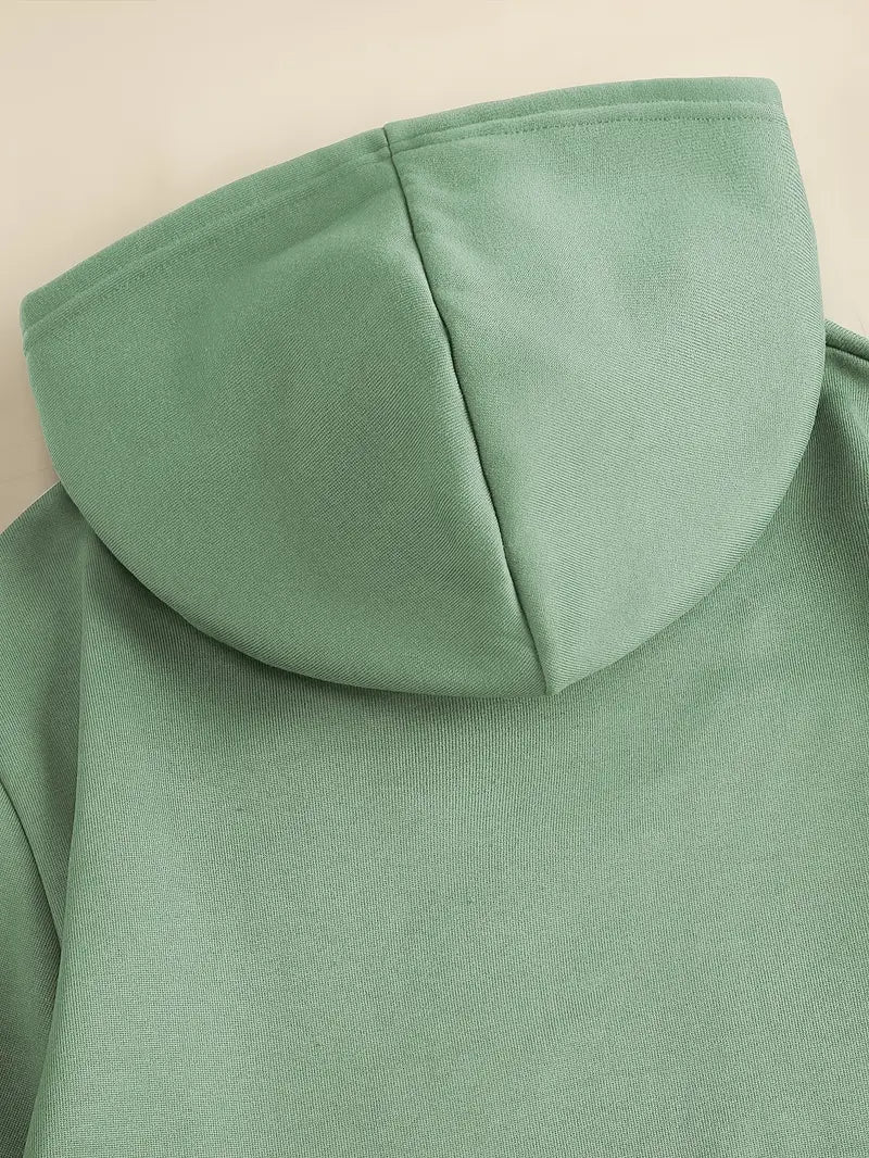 Jayasuriya – Kényelmes Kapucnis Pulóver Jellegzetes Nyomtatással